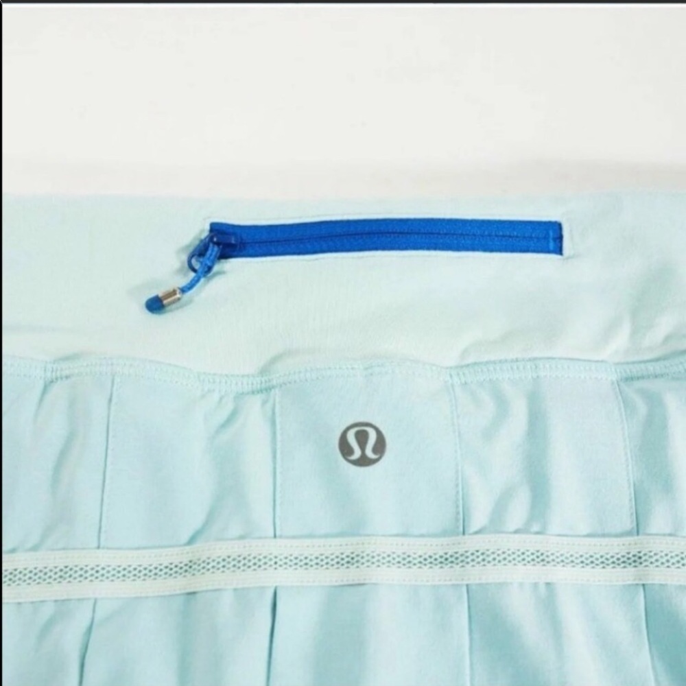 Lululemon 8 Pace Setter Skirt Aquamarine RARE - Picture 10 of 16